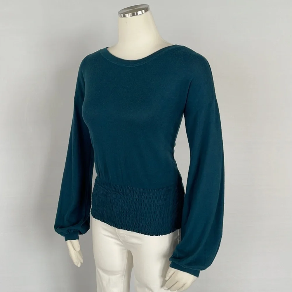 NWT Abercrombie and Fitch Teal Top X Small - Picture 7 of 10